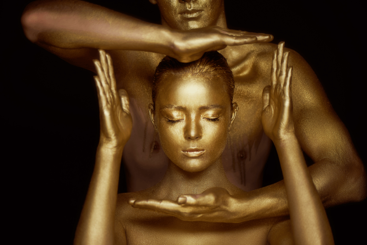 Gold Man And Woman | Axiom Communications
