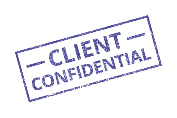 client confidential stamp