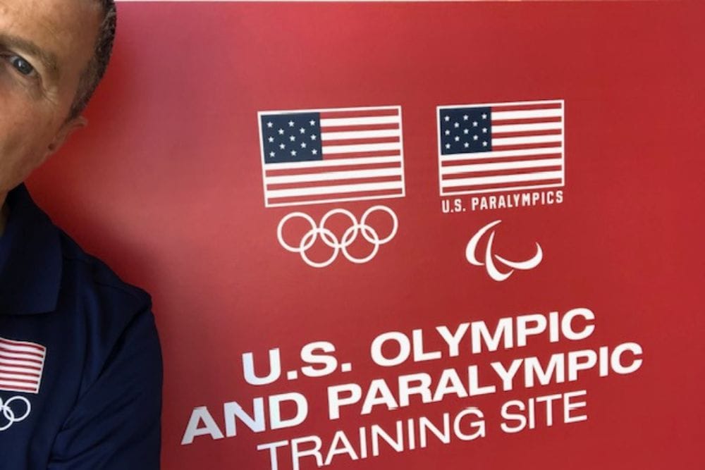 Miles Henson at Olympic Training Site